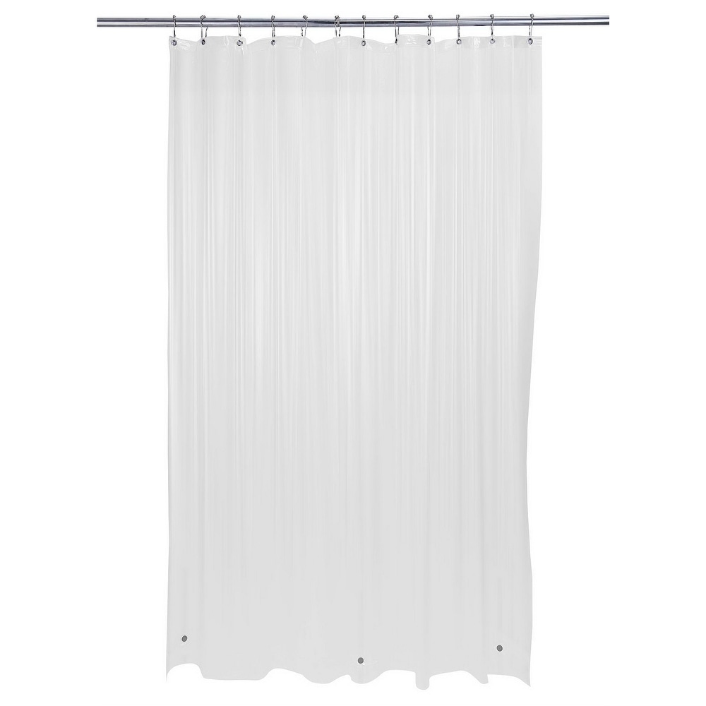 Uforme 86 Inch By 78 Inch Semi-transparent Shower Curtain Liner PEVA Washable Solid Environmental Bathroom Curtain Anti-water and Mildew Free with Hooks 723610619065 Uforme 86 Inch By 78 Inch Semi-transparent Shower Curtain Liner PEVA Washable Solid Environmental Bathroom Curtain Anti-water and Mildew Free with Hooks 723610619065